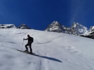Sul pendio di salita