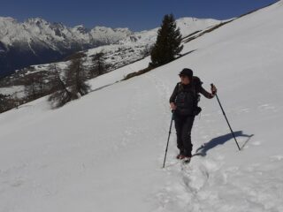 Sui traversi dopo il bosco.