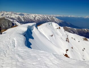 cornici sul versante nord