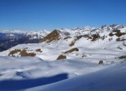 risalita al col croux è innevata