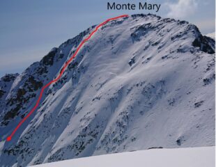 La nord dal bivacco Penne Nere