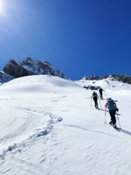 Salendo al Colle Ovest