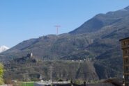 Col Marcage e Castello di Ussel visti da Chatillon