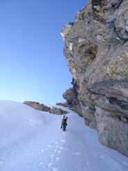 dopo la conoide sotto lo strapiombo