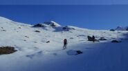 Di nuovo al sole, con il pendio ben innevato