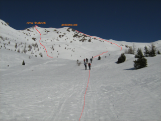 salita classica da sud