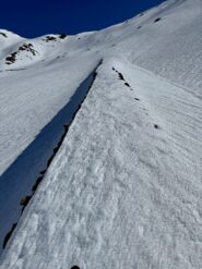 Piano di scorrimento delle ex miniere che punta al colle del Beth.