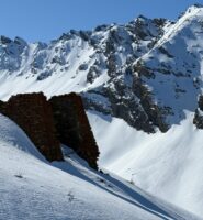 L'angolo rudere delle vecchie installazioni minerarie