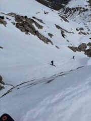 attacco dei canaletti al colletto subito prima della Rocca di Maraquaià