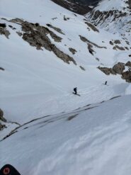 attacco dei canaletti al colletto subito prima della Rocca di Maraquaià