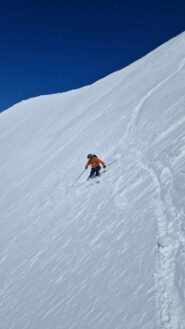 Pollux West Face - upper part