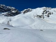 Il canale per il Pic d'Etendard