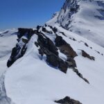 Punta Fourà vista salendo alla cima della Seiva