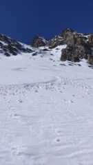 la cima vista salendo dal vallone del G. Etret