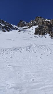 la cima vista salendo dal vallone del G. Etret