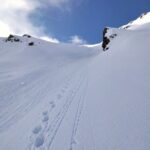 In discesa a metà parete