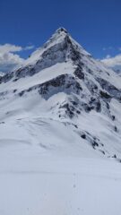 Testa Grigia e colle nord della Testa Grigia visti dal Bec Forcú 
