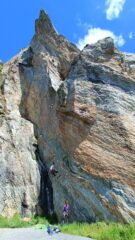 Davide esplora Plaisir d'escalade 