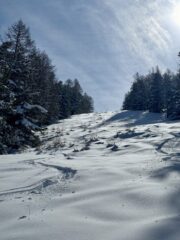 Seconda discesa sul muro dritto 