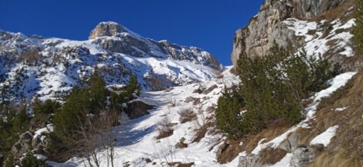 L' inizio della Gola della Chiusetta 