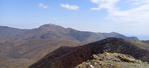 Il Monte Carmo dalla Rocca Barbena 