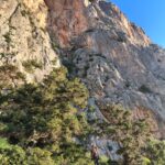 Verso l'attacco della via