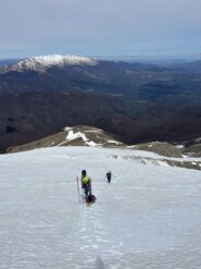 Sulla pala della cima ovest