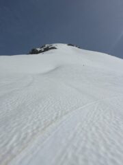 Gli ampi pendii di discesa