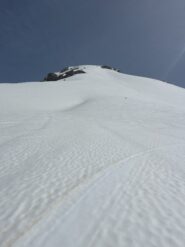 Gli ampi pendii di discesa