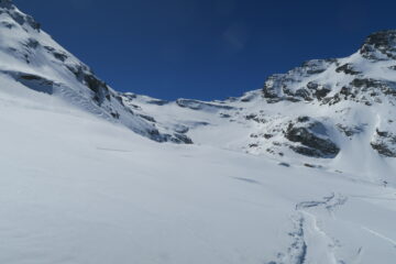 rientro dal vallone del Grand Etret