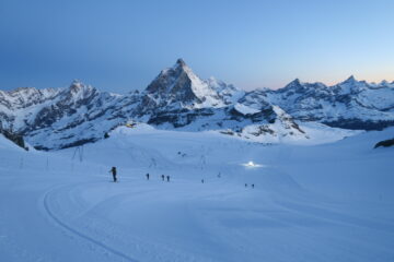 poco sopra Plateau Rosà