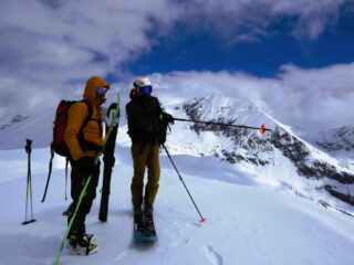 Ambiente invernale (meglio, pasquale) in cima