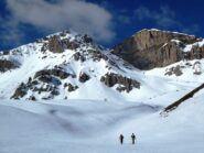 Nel vallone, verso il Pic de Beaudouis, a sx.