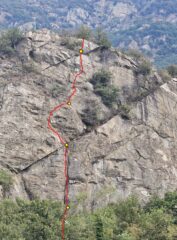 Tracciato della via