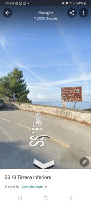 Il cartello di riferimento per trovare il sentiero 