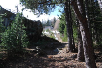 In vista dell’alpe Mont Giron