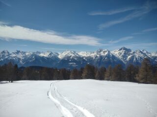Panorama (parziale) da Tza Fontaney