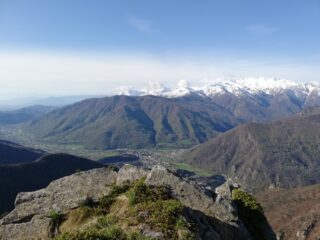 Dalla cima verso il viso e Pomaretto