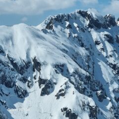 la linea sul gruppo delle Panne