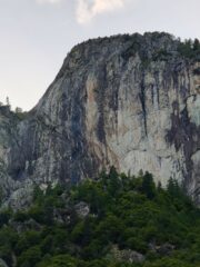 Tracciato indicativo, la X segna il punto del penultimo tiro appena prima della sosta. Lasciata maglia rapida appena prima di S8