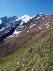 pendio di salita verso il Balur
