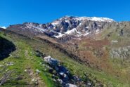 il versante Nord del Mondolè ,ancora parzialmente innevato