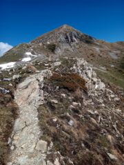 il tratto finale verso la cima