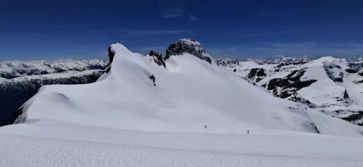 Ultima parte di salita sul lato opposto il Niblé