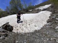 Qualche passaggio su nevaio.