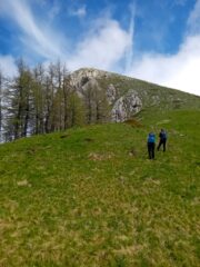 il tratto finale alla cima