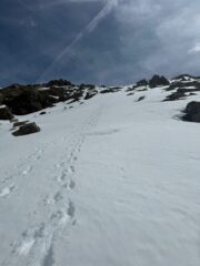 la discesa-versante NO