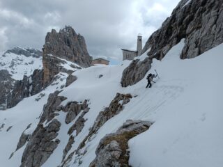 Sentiero dopo Pedrotti, attenzione! 