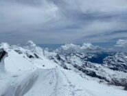 Dalla cima il Castore 