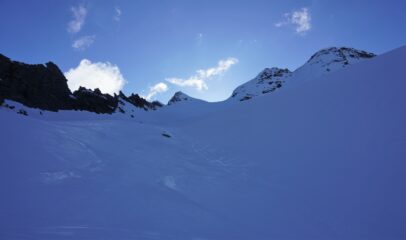 Verso il colle del Breithorn